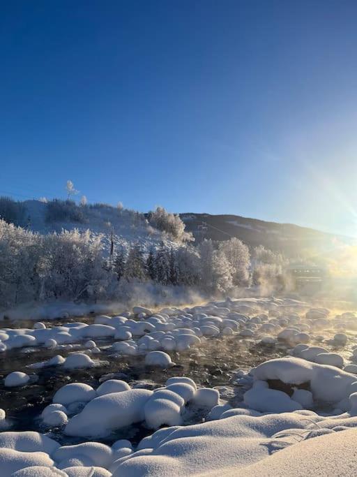 Delikat Hytte Omgitt Av Hallingdals Vakre Fjell Ål Esterno foto