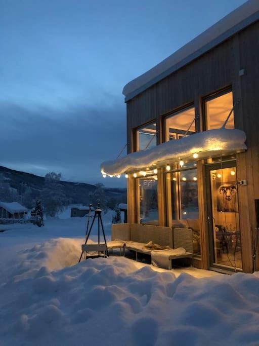 Delikat Hytte Omgitt Av Hallingdals Vakre Fjell Ål Esterno foto
